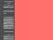 Tablet Screenshot of in-levne-parfemy.cz